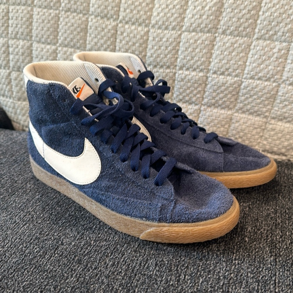 Nike vintage suede high tops